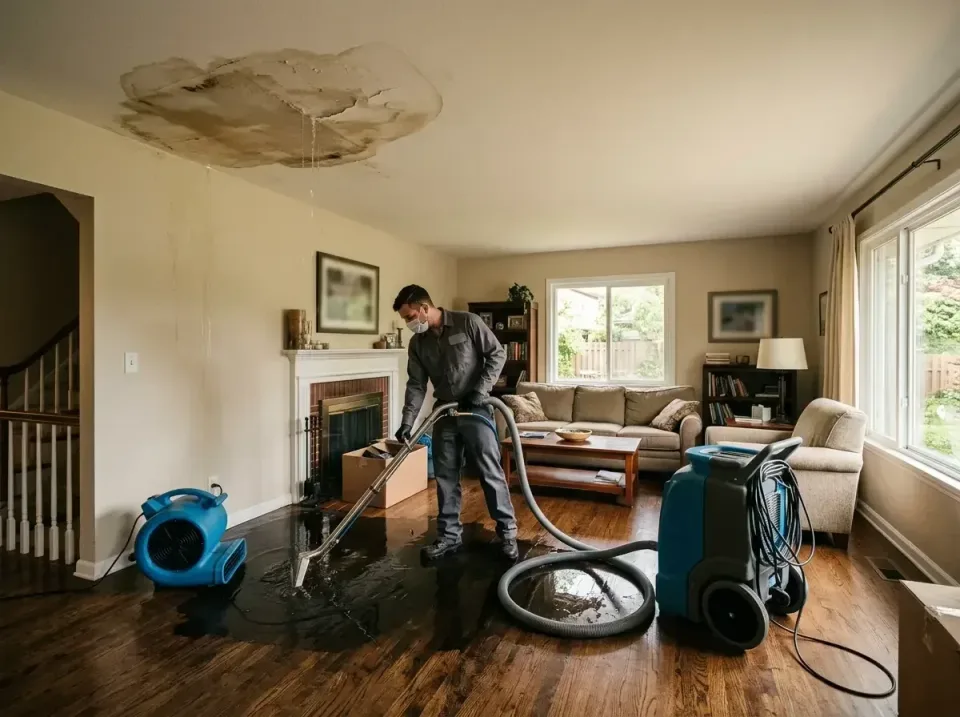 attic-pipe-burst-ceiling-drip-008 — frequently asked questions, Water Damage Restoration & Carpet Care in Crossville, TN
